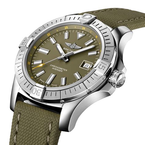 breitling avenger green 43|avenger automatic 43 stainless steel.